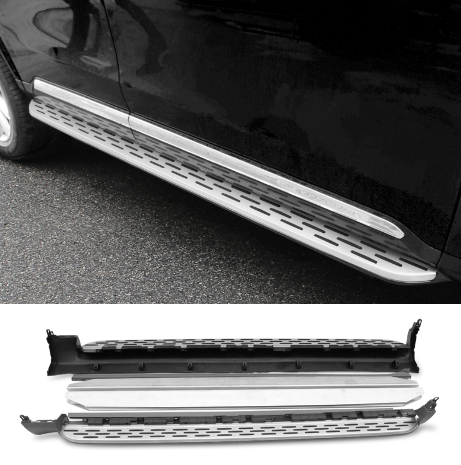 ALUMINIUM RUNNING BOARDS SIDE STEPS OEM STYLE FOR VOLVO XC90 MK2 2015+